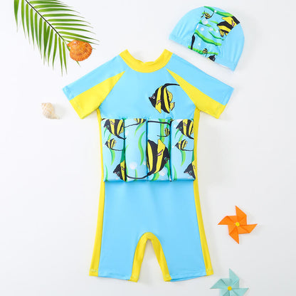 Maillot de Bain Flottant Sécurisé pour Enfant – Combinaison à Flottabilité Intégrée