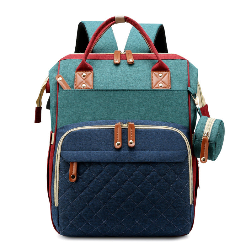 Sac à dos pour bébé 2-en-1 avec matelas à langer – Sac à langer multifonctionnel pour les voyages