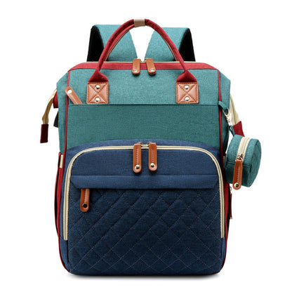 Sac à dos pour bébé 2-en-1 avec matelas à langer – Sac à langer multifonctionnel pour les voyages
