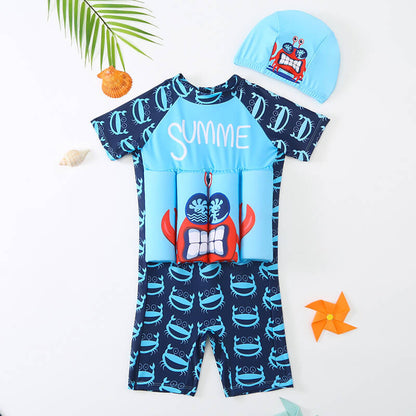Maillot de Bain Flottant Sécurisé pour Enfant – Combinaison à Flottabilité Intégrée