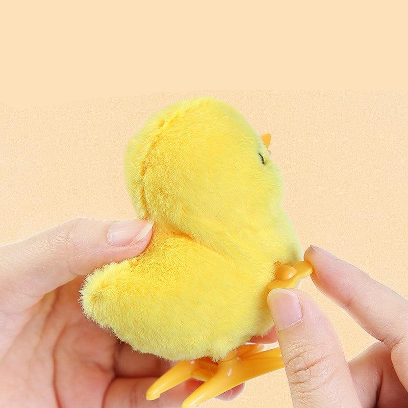 Poussin à Remonter en Peluche – Jouet Éveil Sans Piles pour Tout-Petits