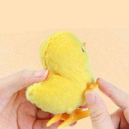 Poussin à Remonter en Peluche – Jouet Éveil Sans Piles pour Tout-Petits