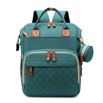 Sac à dos pour bébé 2-en-1 avec matelas à langer – Sac à langer multifonctionnel pour les voyages