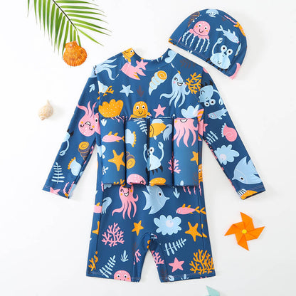 Maillot de Bain Flottant Sécurisé pour Enfant – Combinaison à Flottabilité Intégrée