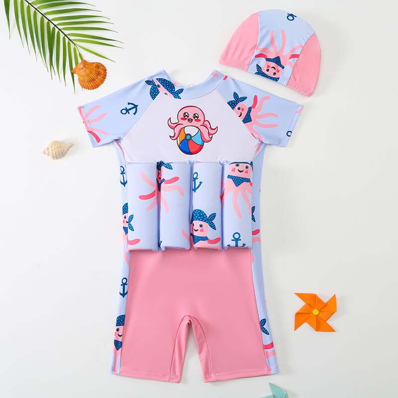 Maillot de Bain Flottant Sécurisé pour Enfant – Combinaison à Flottabilité Intégrée