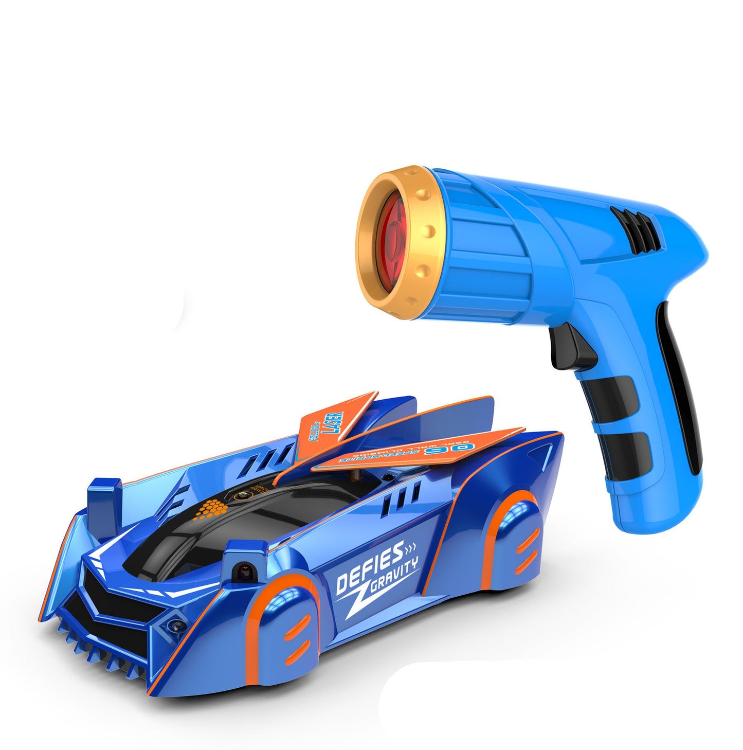 Voiture Télécommandée Anti-Gravité avec Laser – Roule sur les Murs et Plafonds, LED, Rechargeable