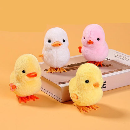 Poussin à Remonter en Peluche – Jouet Éveil Sans Piles pour Tout-Petits