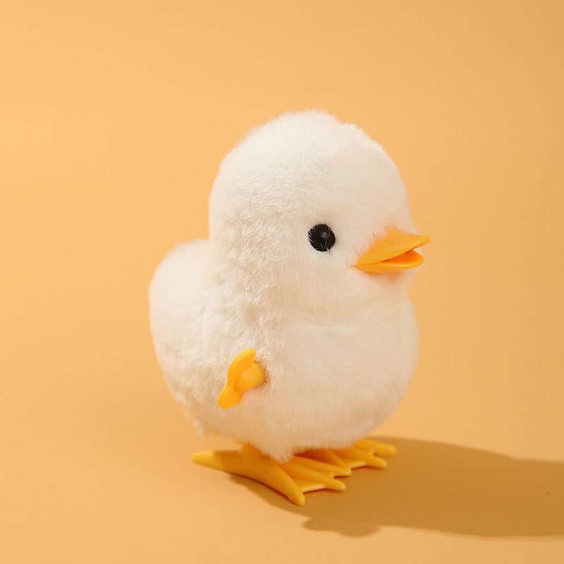 Poussin à Remonter en Peluche – Jouet Éveil Sans Piles pour Tout-Petits