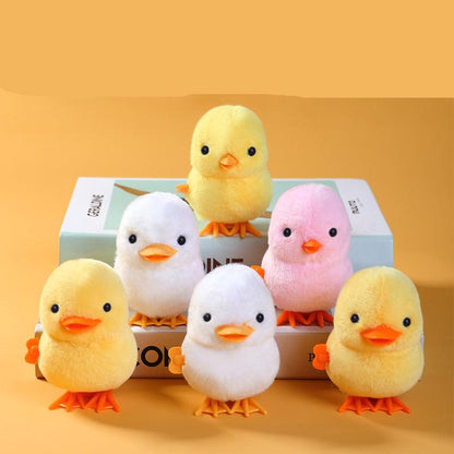 Poussin à Remonter en Peluche – Jouet Éveil Sans Piles pour Tout-Petits