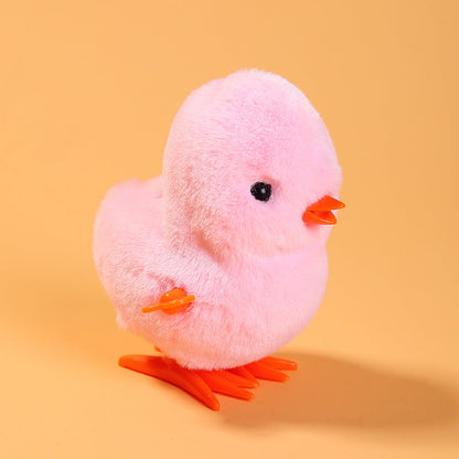 Poussin à Remonter en Peluche – Jouet Éveil Sans Piles pour Tout-Petits