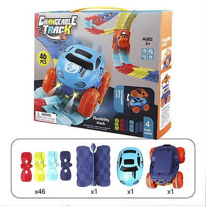 Circuit de Voitures Magnétique pour Enfants – Piste de Jeu Créative et Modulable