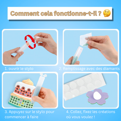 Kit de Perles Réutilisables pour Enfants – Loisir Créatif et Motricité Fine, dès 5 ans