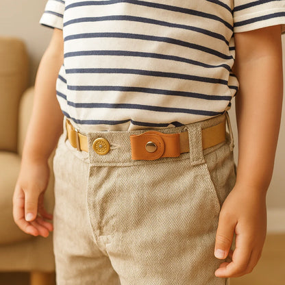 Ceinture Élastique pour Enfants – Sans Boucle, Confortable Toute la Journée, 16 Motifs