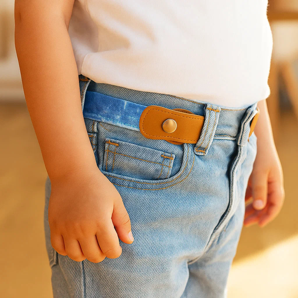 Ceinture Élastique pour Enfants – Sans Boucle, Confortable Toute la Journée, 16 Motifs