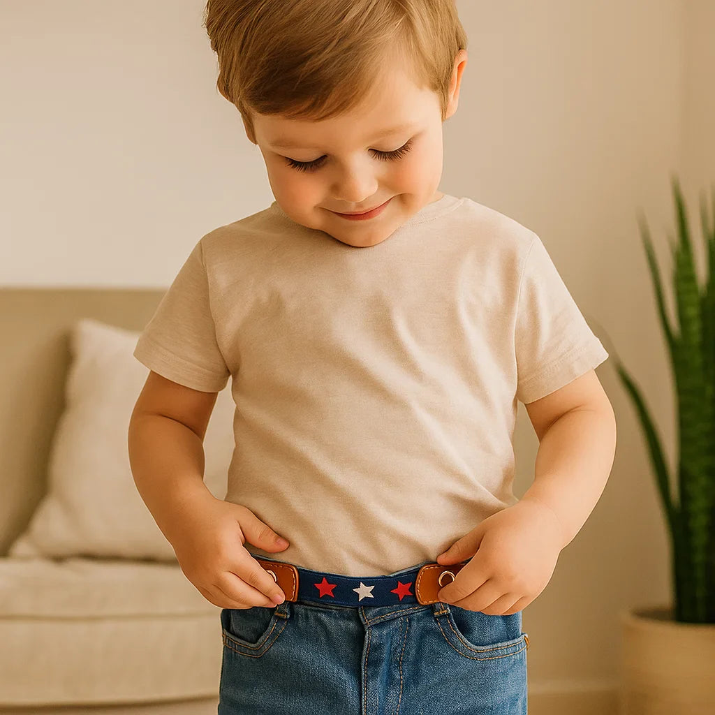 Ceinture Élastique pour Enfants – Sans Boucle, Confortable Toute la Journée, 16 Motifs