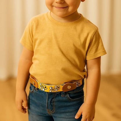 Ceinture Élastique pour Enfants – Sans Boucle, Confortable Toute la Journée, 16 Motifs