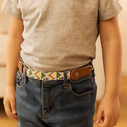 Ceinture Élastique pour Enfants – Sans Boucle, Confortable Toute la Journée, 16 Motifs