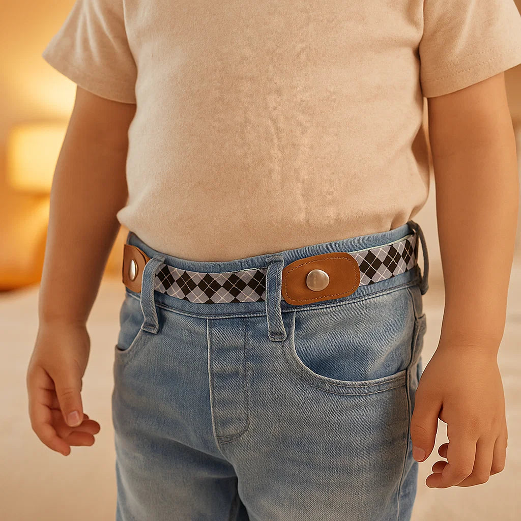 Ceinture Élastique pour Enfants – Sans Boucle, Confortable Toute la Journée, 16 Motifs