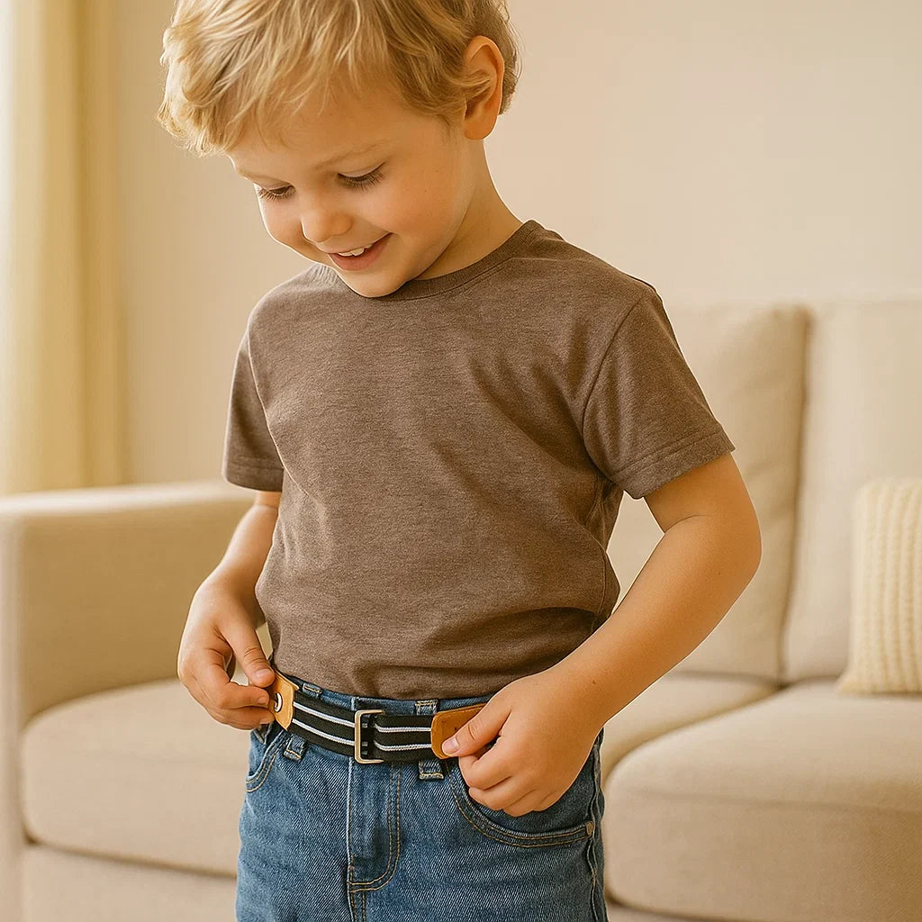 Ceinture Élastique pour Enfants – Sans Boucle, Confortable Toute la Journée, 16 Motifs