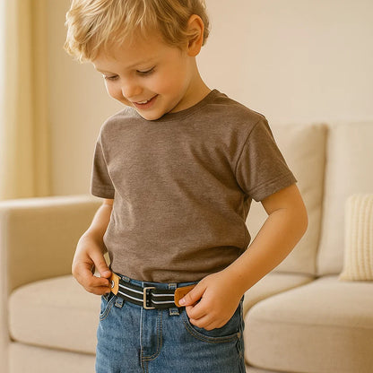 Ceinture Élastique pour Enfants – Sans Boucle, Confortable Toute la Journée, 16 Motifs