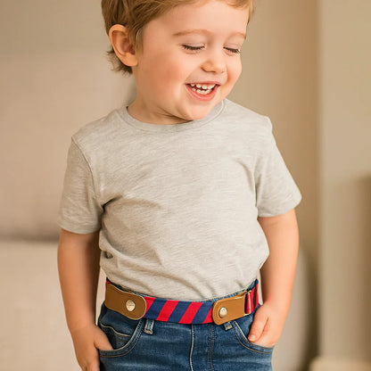 Ceinture Élastique pour Enfants – Sans Boucle, Confortable Toute la Journée, 16 Motifs