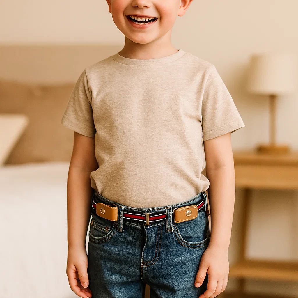 Ceinture Élastique pour Enfants – Sans Boucle, Confortable Toute la Journée, 16 Motifs