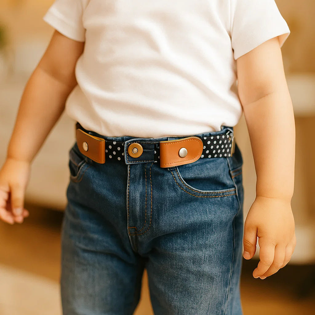 Ceinture Élastique pour Enfants – Sans Boucle, Confortable Toute la Journée, 16 Motifs