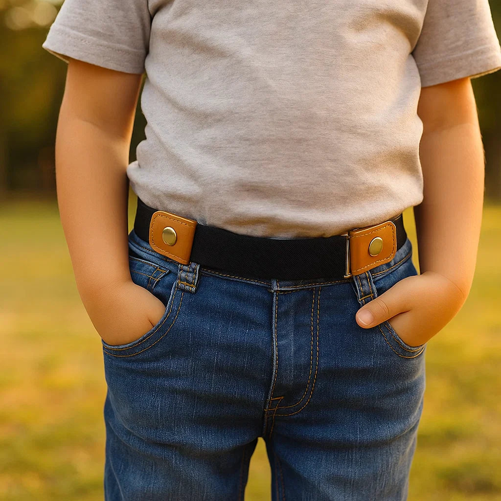 Ceinture Élastique pour Enfants – Sans Boucle, Confortable Toute la Journée, 16 Motifs