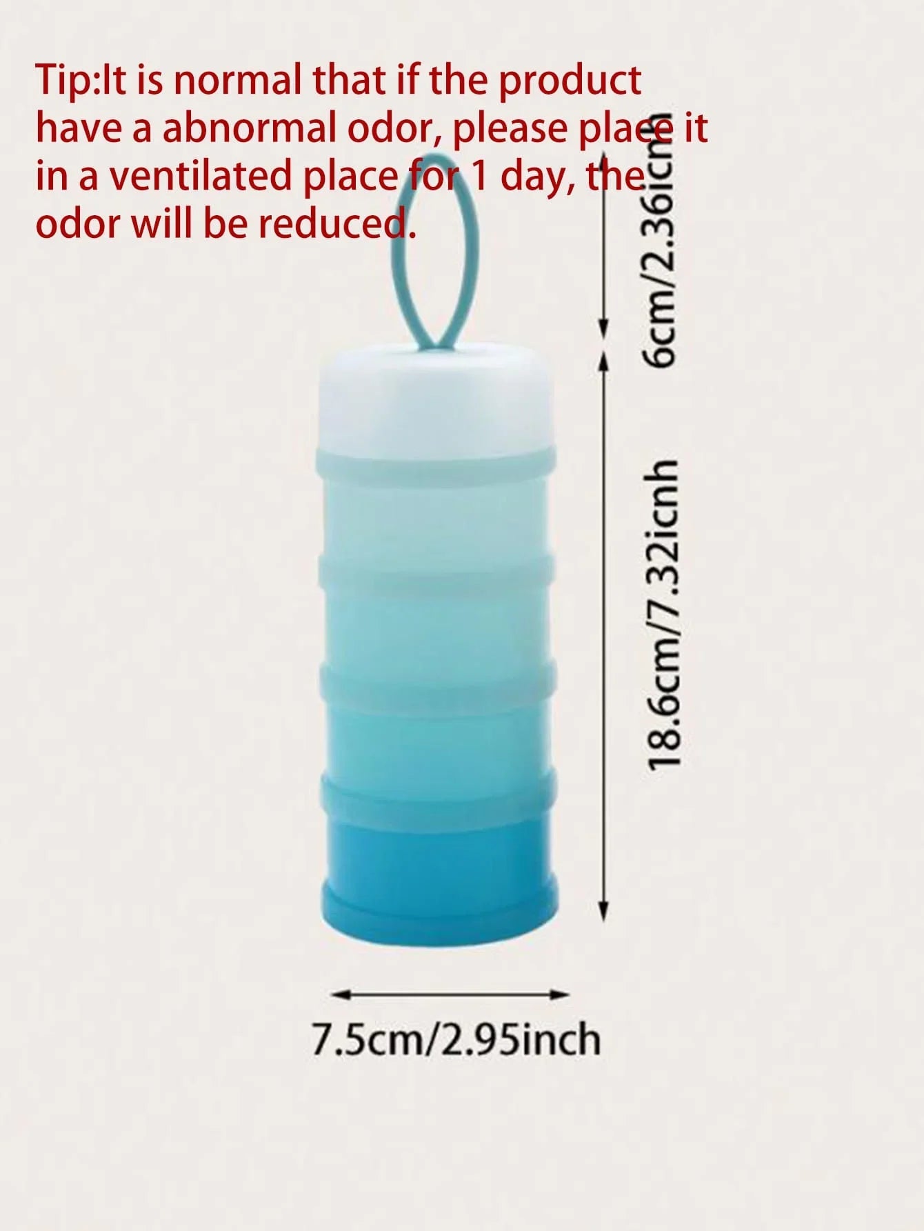 Boîte Portable pour Lait en Poudre Bébé et Collations