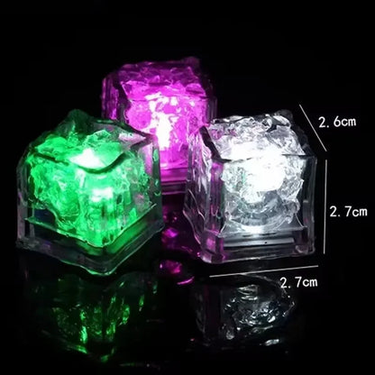 Lot de 6 Cubes Lumineux de Bain – LEDs Magiques qui S’allument dans l’Eau