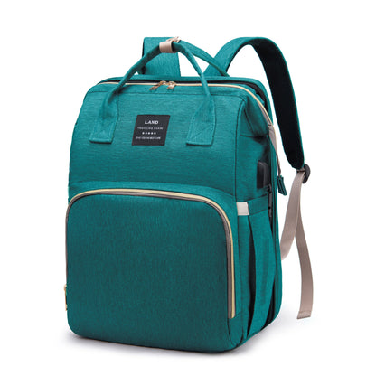Sac à Langer avec Berceau Portable Intégré – Rangement Tout-en-Un pour Bébé
