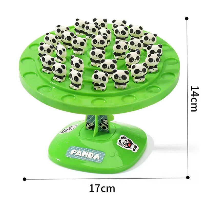 Jeu d'Équilibre Panda pour Enfants – Puzzle de Table Collaboratif à Deux Joueurs