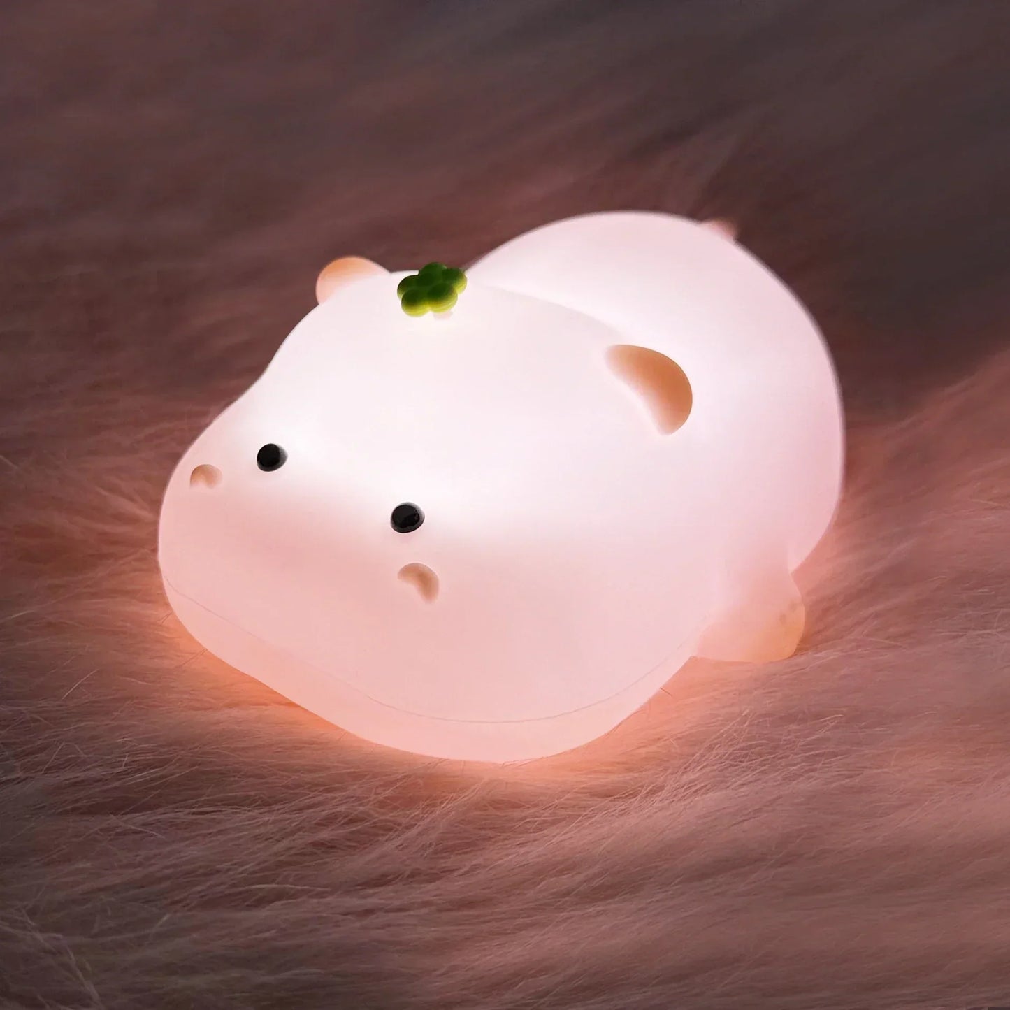 Veilleuse Rechargeable en Silicone pour Enfant – Lampe LED Douce en Forme d'Animal