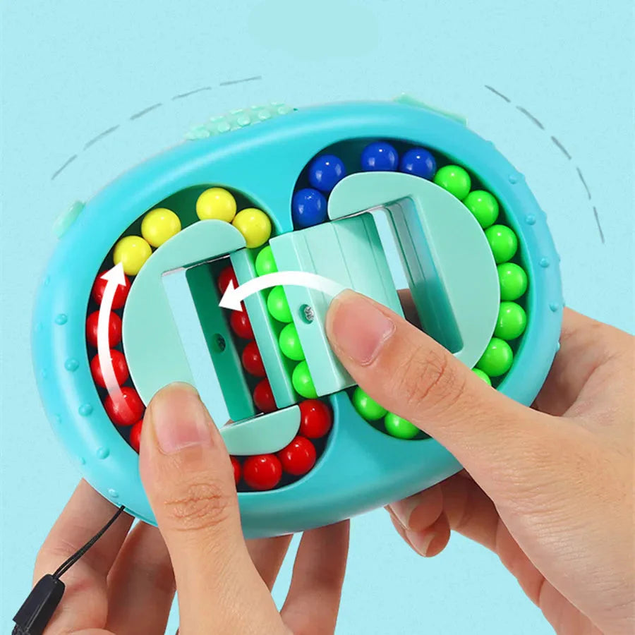 Jeu de Logique à Billes Colorées Recto-Verso pour Enfants