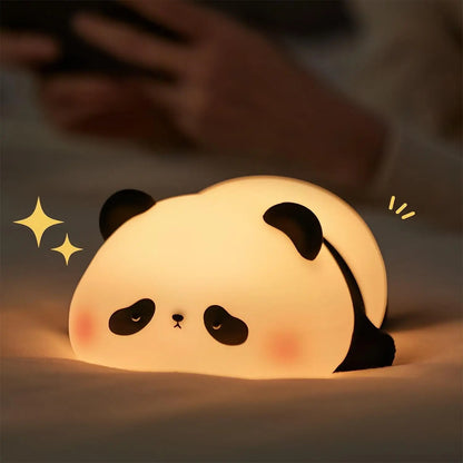Veilleuse Rechargeable en Silicone pour Enfant – Lampe LED Douce en Forme d'Animal