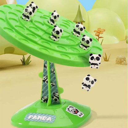 Jeu d'Équilibre Panda pour Enfants – Puzzle de Table Collaboratif à Deux Joueurs
