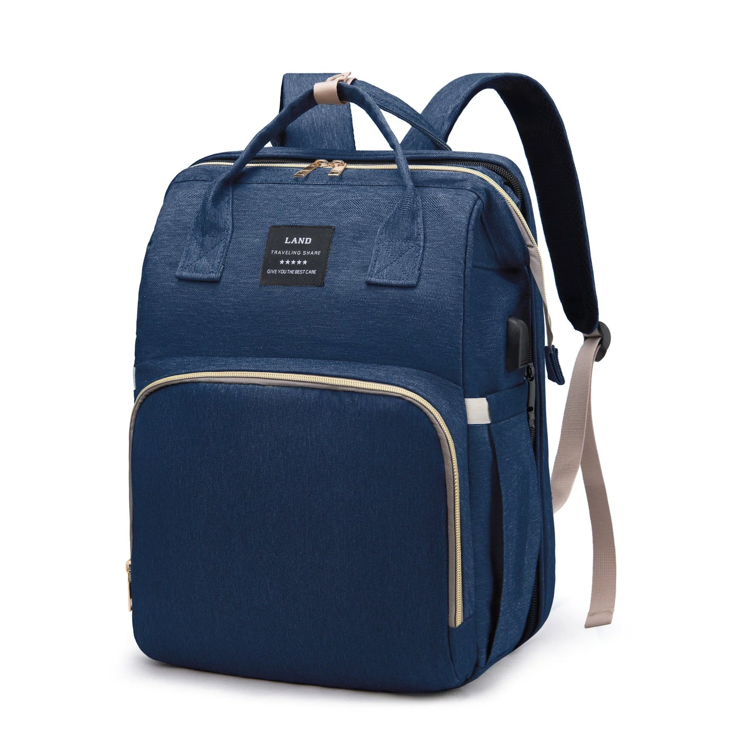 Sac à Langer avec Berceau Portable Intégré – Rangement Tout-en-Un pour Bébé