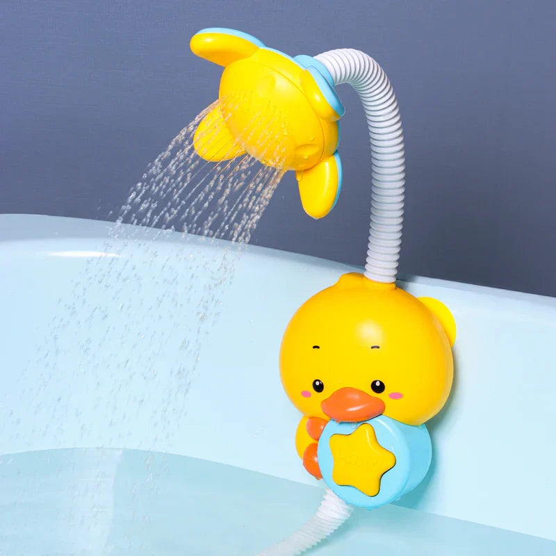 Éléphant de Bain Arroseur pour Bébé – Douche Rotative 360° avec Ventouses
