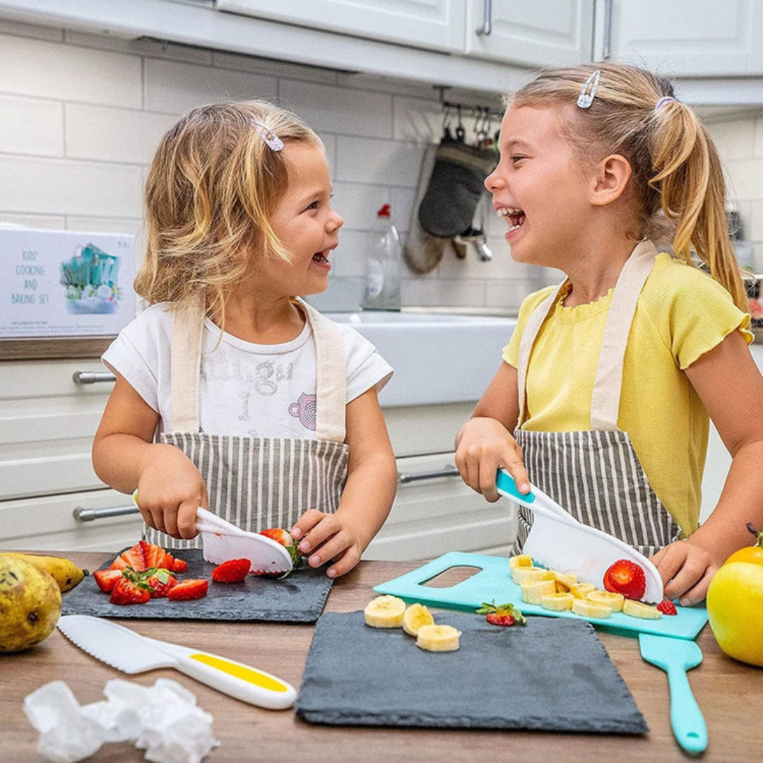 Ustensiles de Cuisine pour Enfants – Set Sécurisé aux Bords Arrondis, dès 2 ans