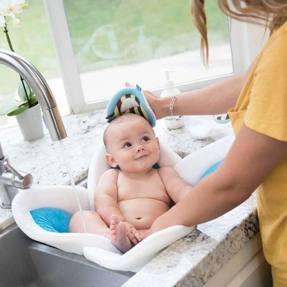 Tapis de Bain Antidérapant Fleur pour Bébé – Doux, Sèche Vite | 8 Couleurs