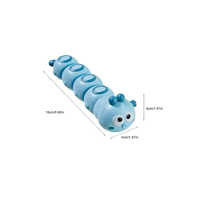 Chenille à Remonter pour Bébé – Éveil, Motricité & Couleurs dès 6 Mois