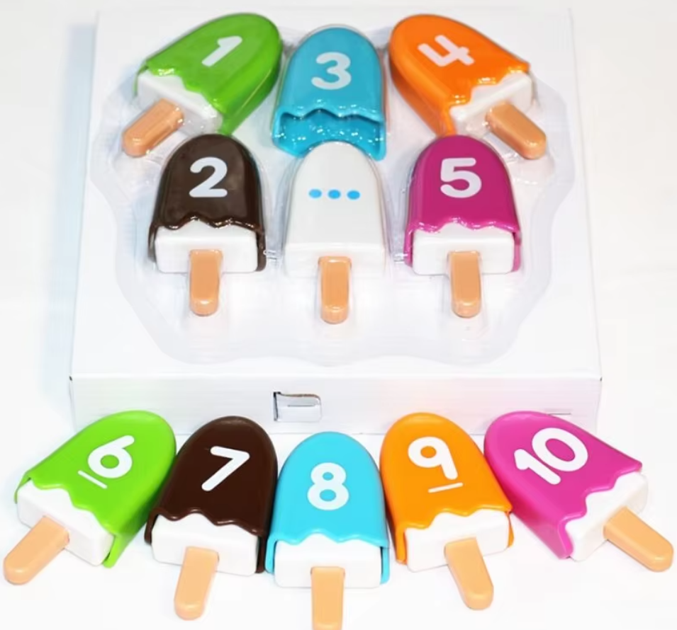 Jeu de Glaces à Compter pour Enfants – Apprentissage des Chiffres dès 3 ans