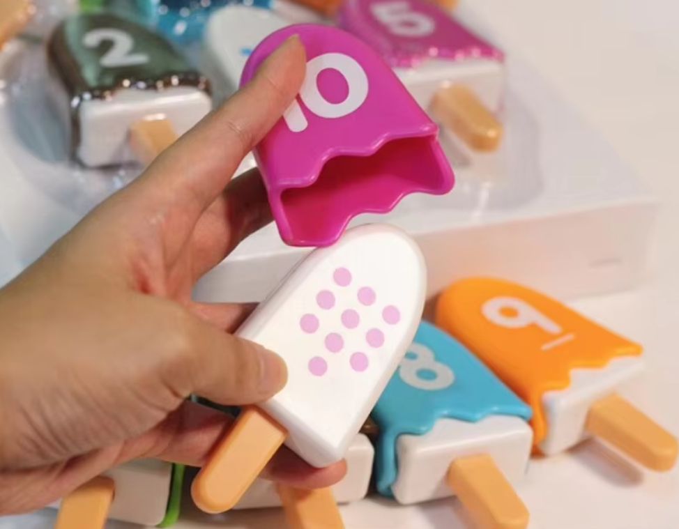 Jeu de Glaces à Compter pour Enfants – Apprentissage des Chiffres dès 3 ans