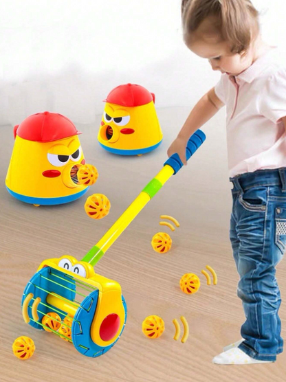 Aspirateur Jouet pour Enfants – Sons Réalistes, Lance-Balles & Apprentissage par le Jeu