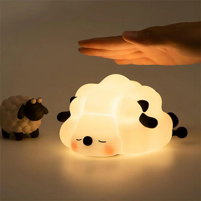 Veilleuse Rechargeable en Silicone pour Enfant – Lampe LED Douce en Forme d'Animal