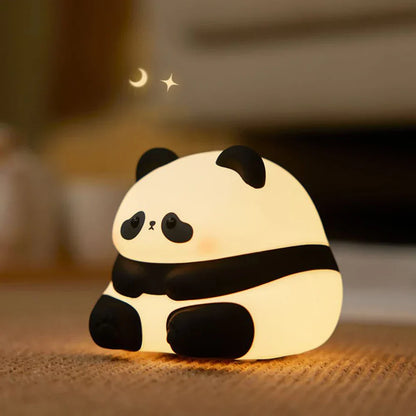 Veilleuse Rechargeable en Silicone pour Enfant – Lampe LED Douce en Forme d'Animal