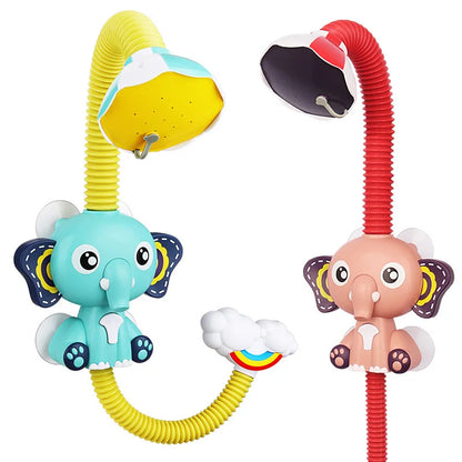 Éléphant de Bain Arroseur pour Bébé – Douche Rotative 360° avec Ventouses