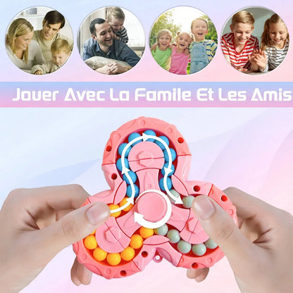 Fidget Spinner 360° Anti-Stress – Jouet Sensoriel pour Enfants et Adultes