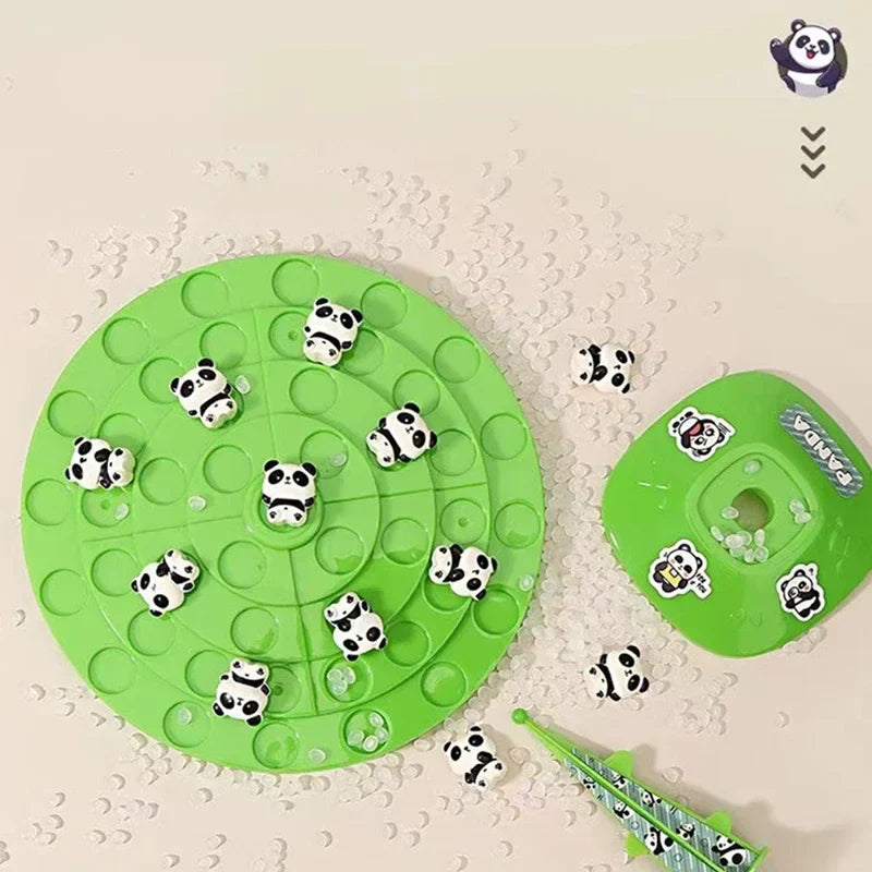 Jeu d'Équilibre Panda pour Enfants – Puzzle de Table Collaboratif à Deux Joueurs