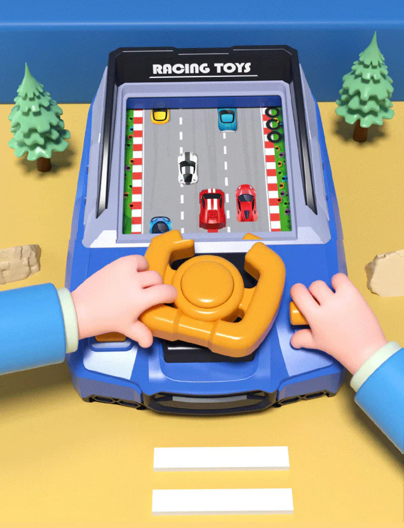 Jeu d’Arcade Portable pour Enfants – Volant de Course, Réflexes & Sensations Garanties